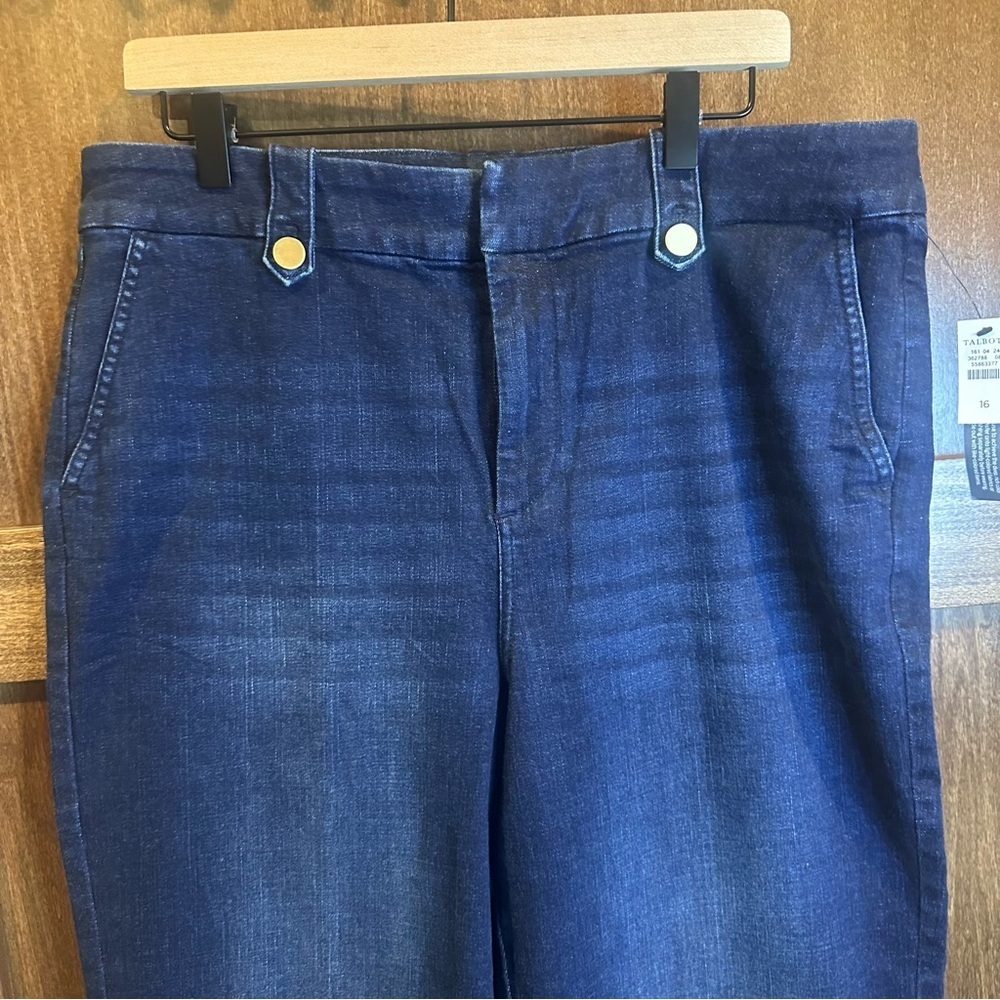 Talbots Dark Blue Flare Jeans - Picture 2 of 7
